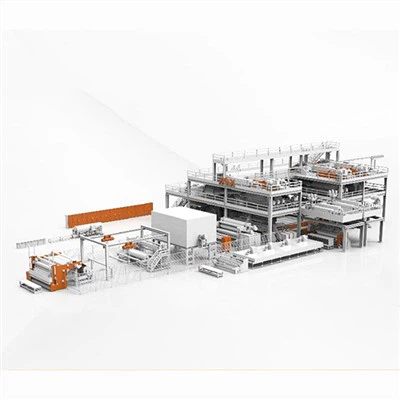 स्पनबॉन्ड/कम्पोजिट/मेल्टब्लोन/बायकंपोनेंट नॉनवोवन मशीनें